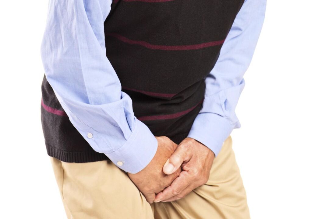 Men with congestive prostatitis are bothered by pain or sharp pain in the groin