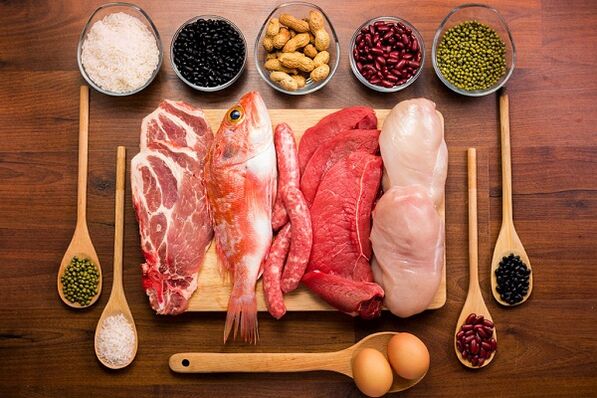 Meat and fish products appear with prostatitis